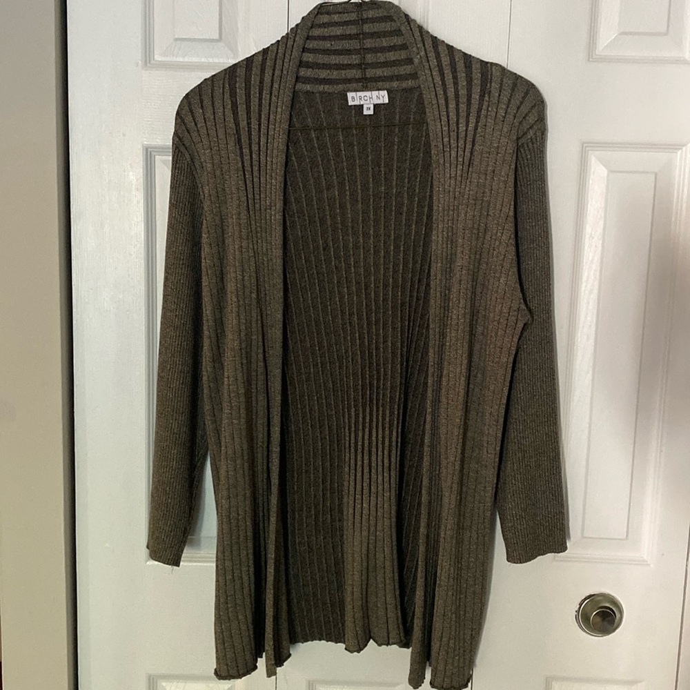 Birch NY Cardigan Sweater Sz 2X! Must see!!